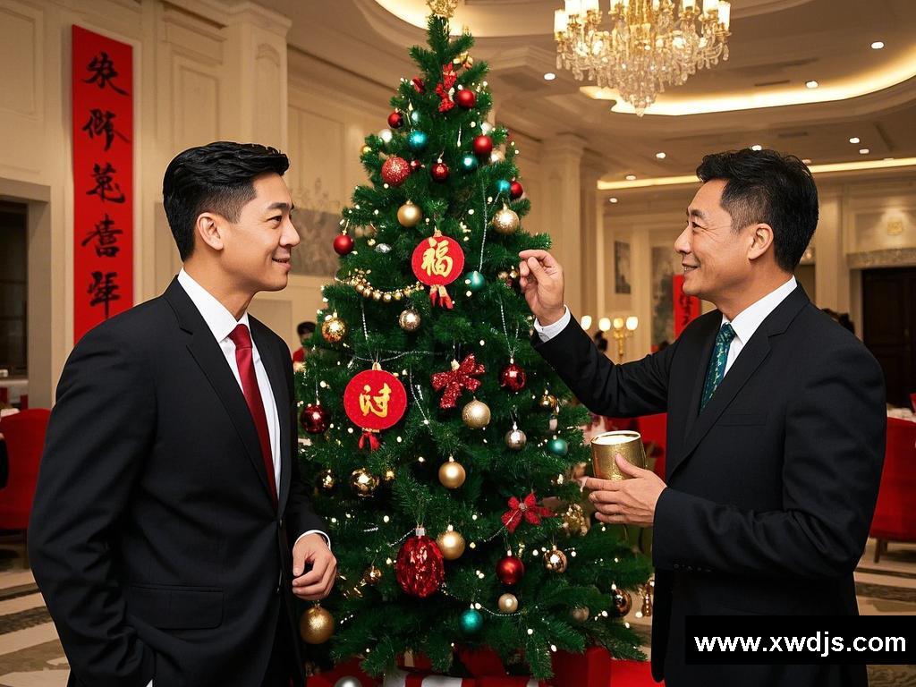 贴春联与拜年，中西方节日的奇妙碰撞