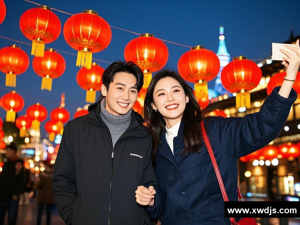 春节跨国之旅的浪漫与欢乐
