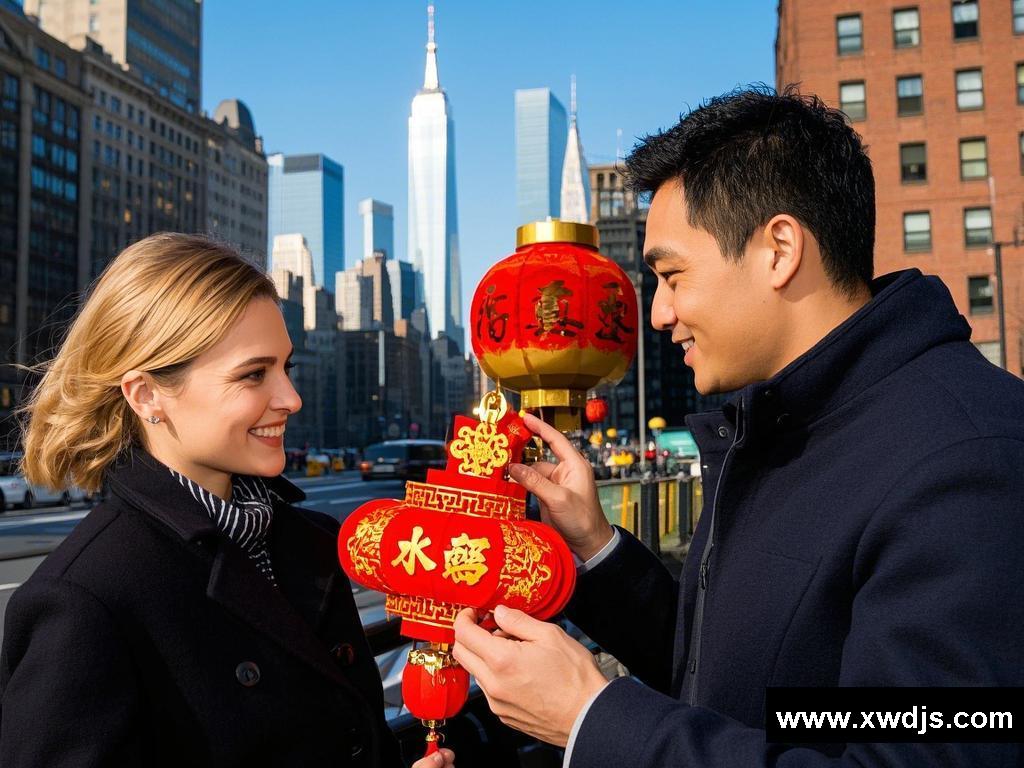 跨洋的节日浪漫之旅