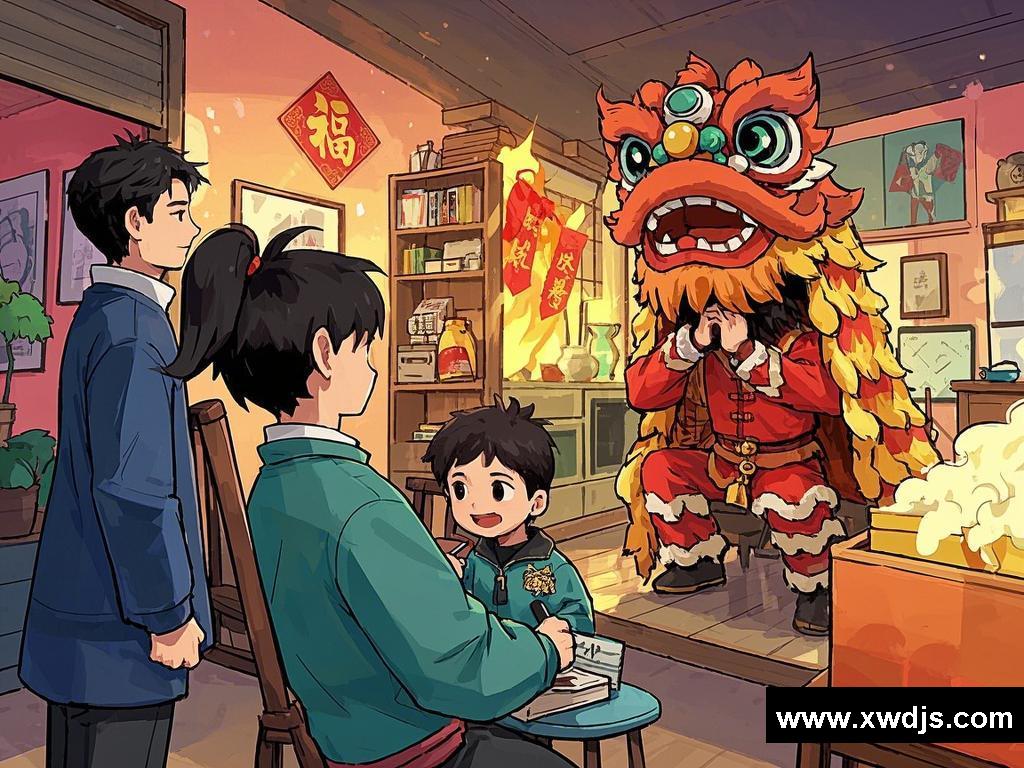 炸裂！春节里的神秘冒险，大扫除、舞龙舞狮意外与五圣子出场的惊天关联！